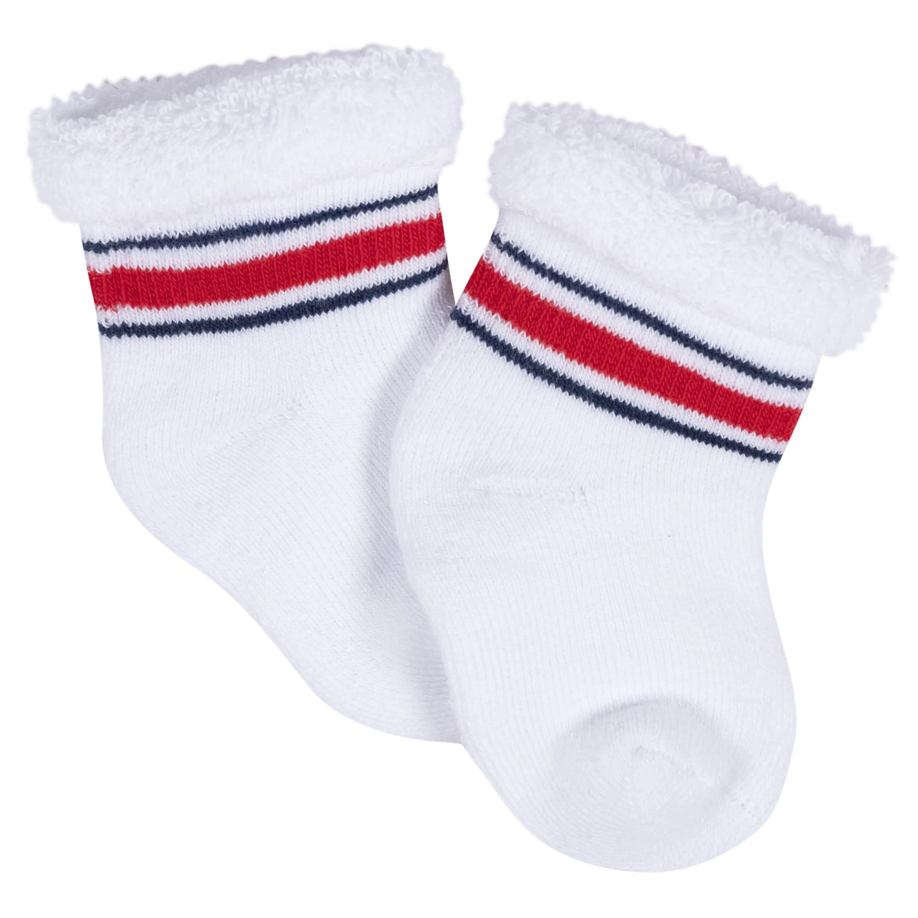 12-Pack Baby Boys All Star Terry Wiggle Proof Socks