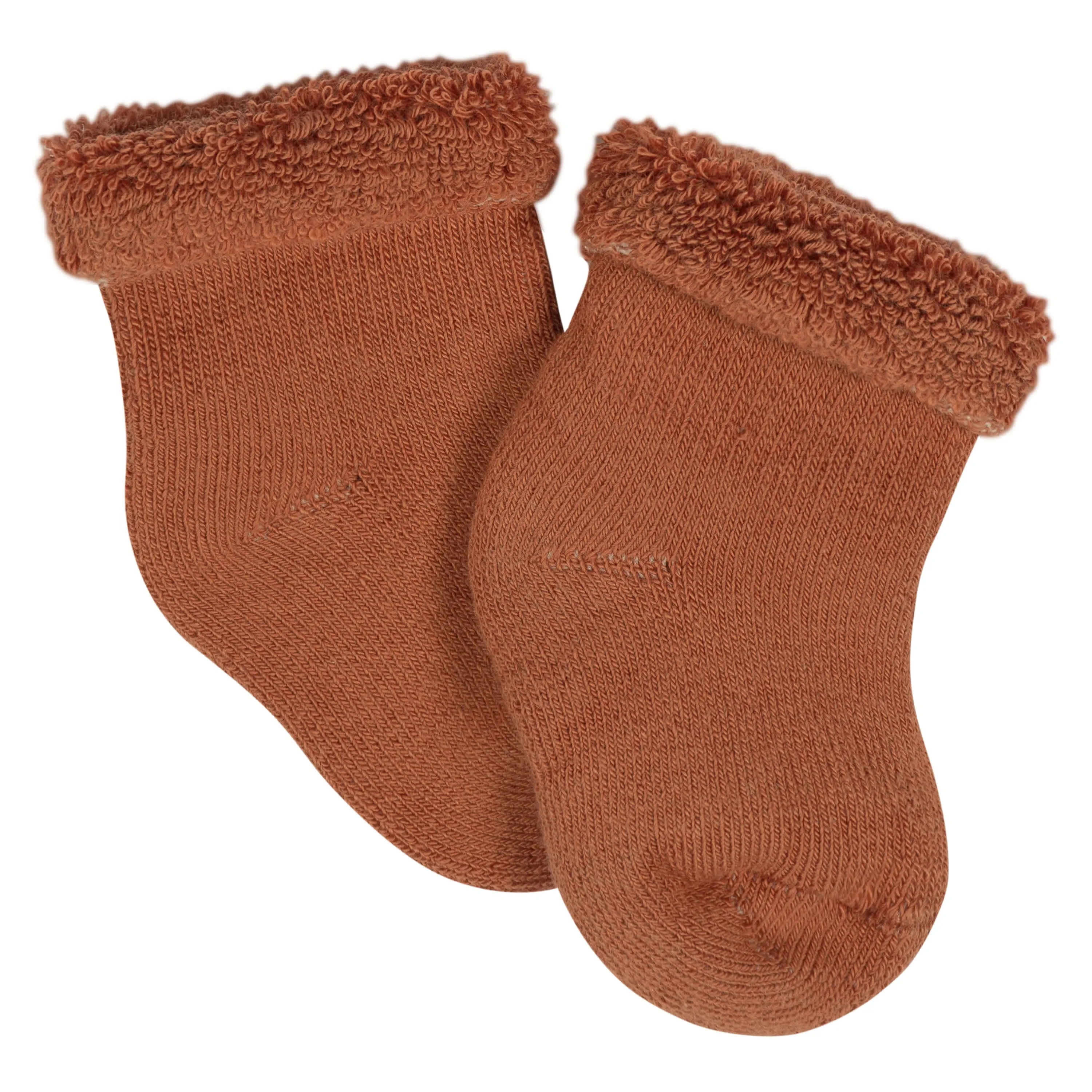 12-Pack Baby Neutral Southwest Terry Wiggle Proof Socks