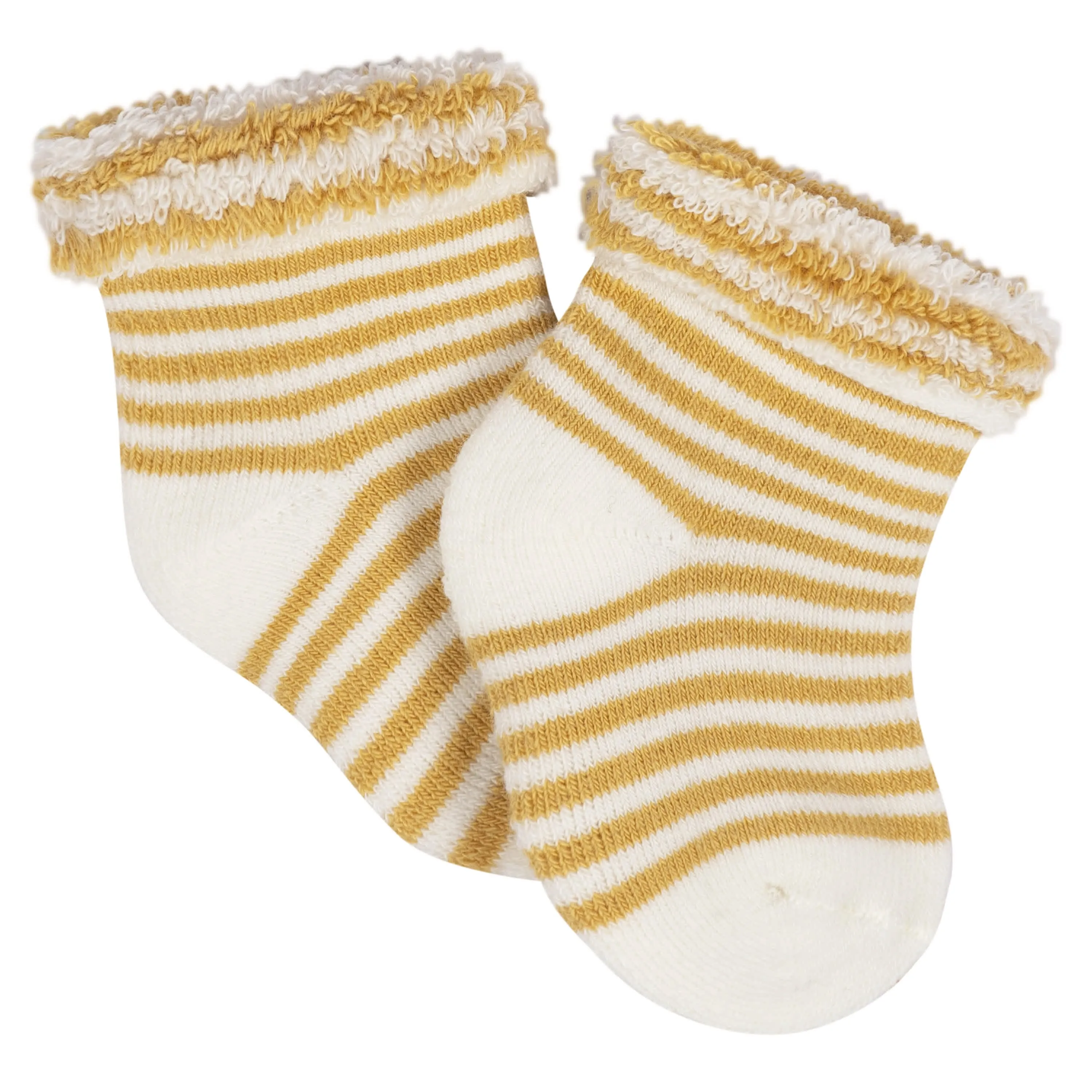 12-Pack Baby Neutral Southwest Terry Wiggle Proof Socks