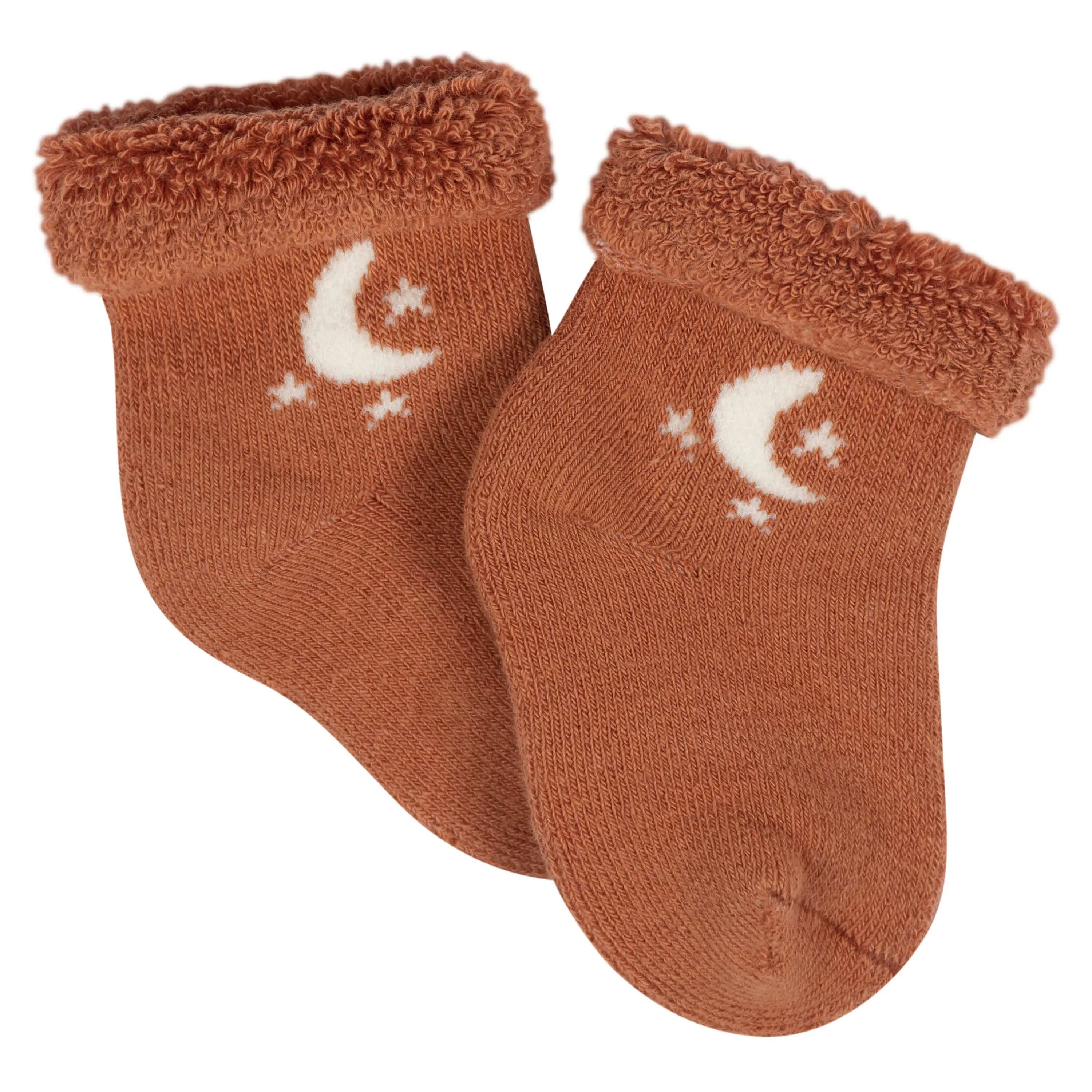 12-Pack Baby Neutral Southwest Terry Wiggle Proof Socks