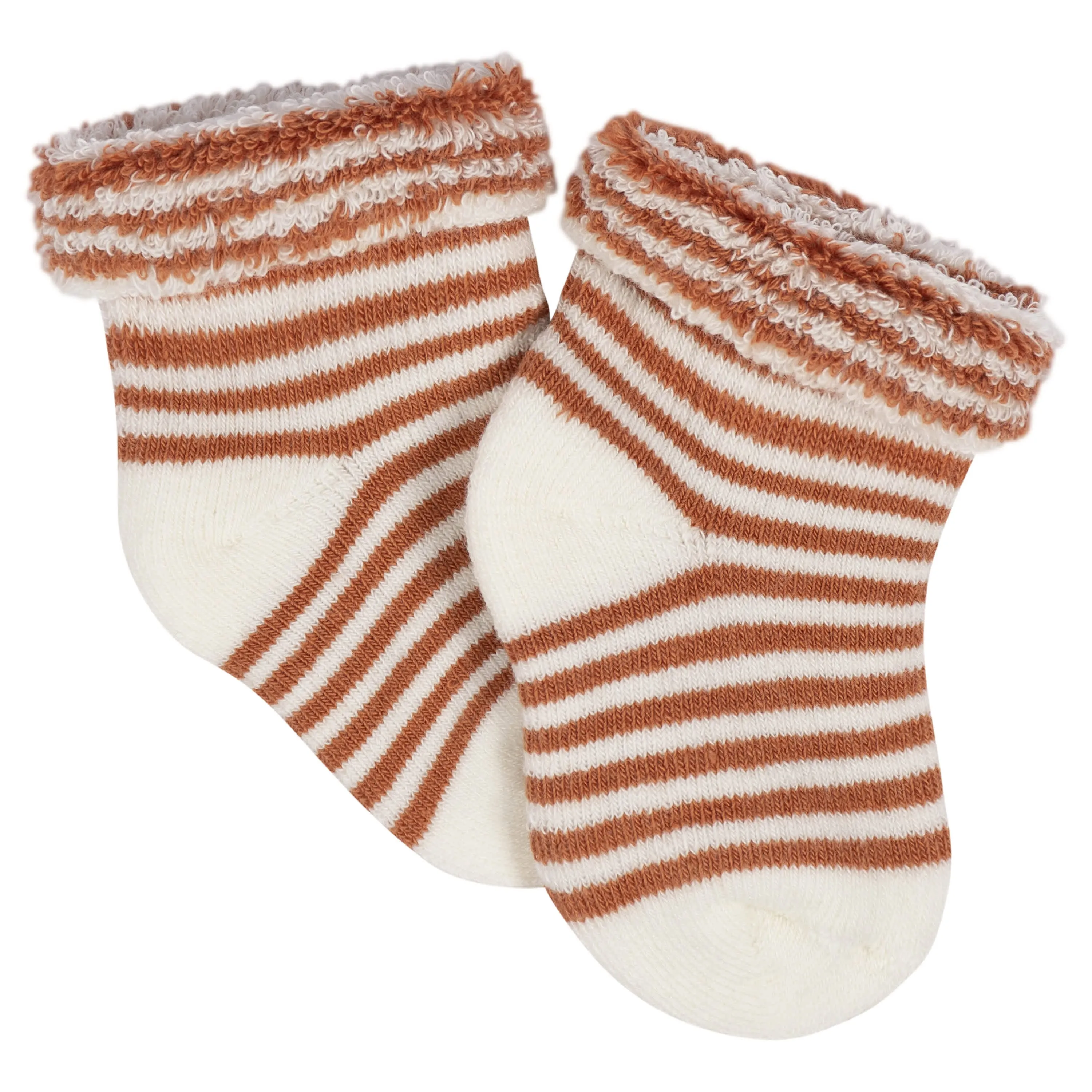 12-Pack Baby Neutral Southwest Terry Wiggle Proof Socks