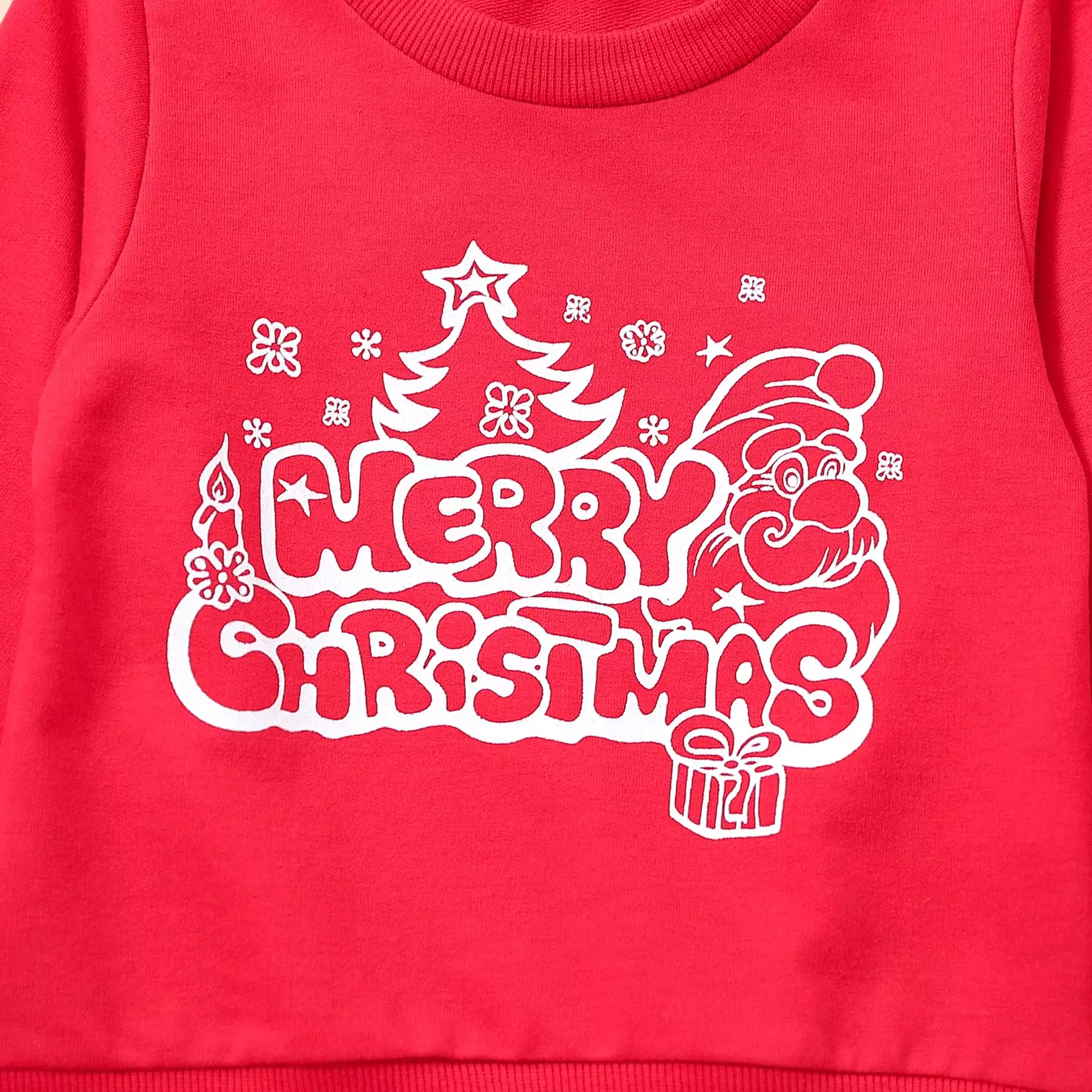 2 Pieces Set Baby Kid Girls Christmas Letters Cartoon Print Tops And Pants Wholesale 23101520