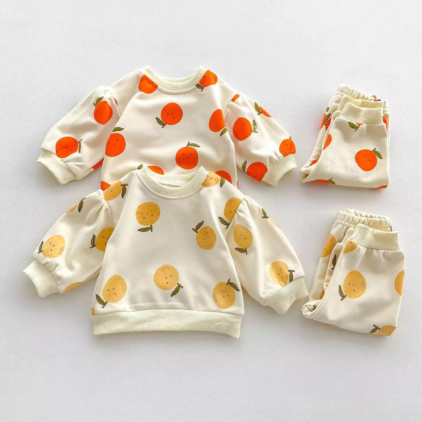 2 Pieces Set Baby Kid Girls Fruit Print Tops And Pants Wholesale 23101952