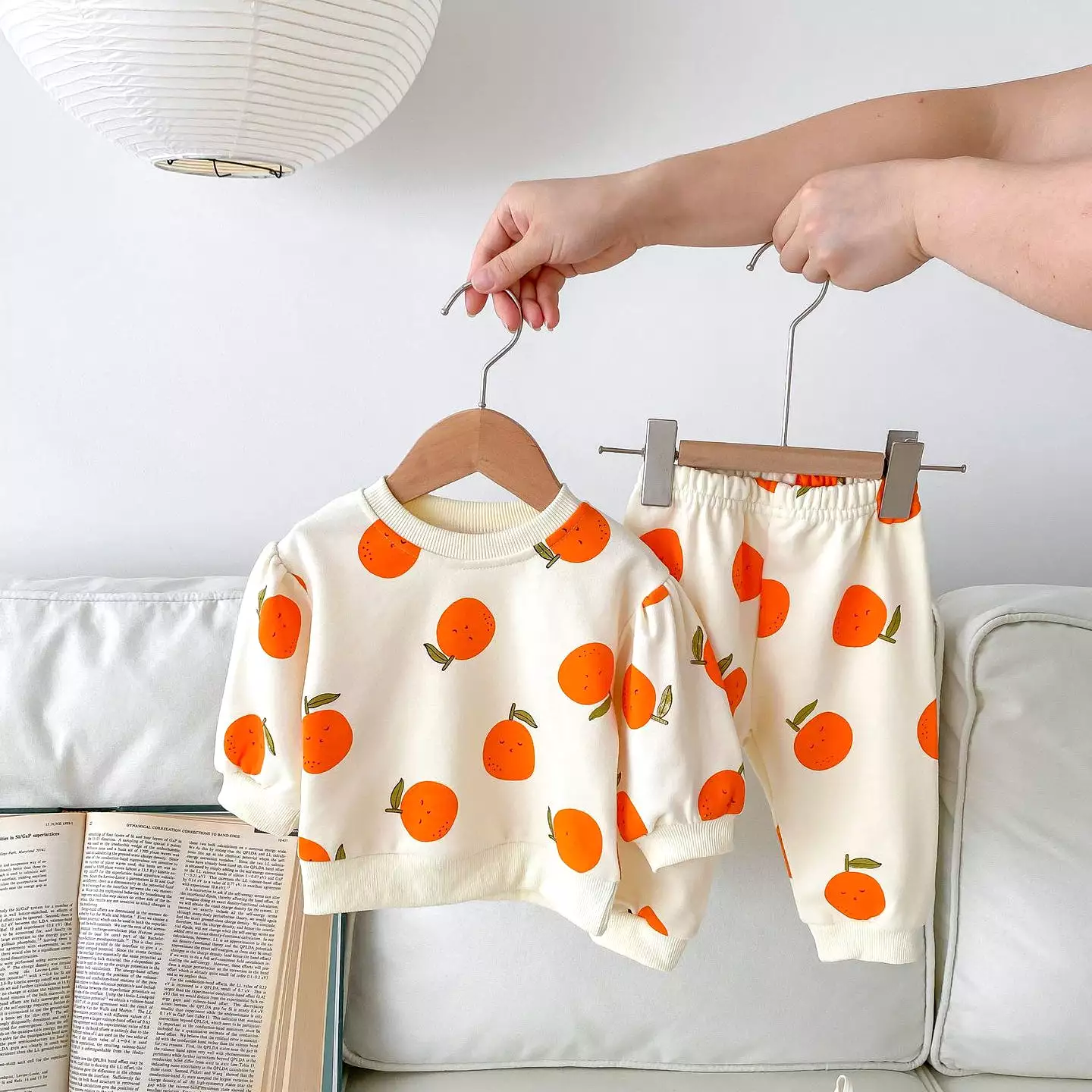 2 Pieces Set Baby Kid Girls Fruit Print Tops And Pants Wholesale 23101952