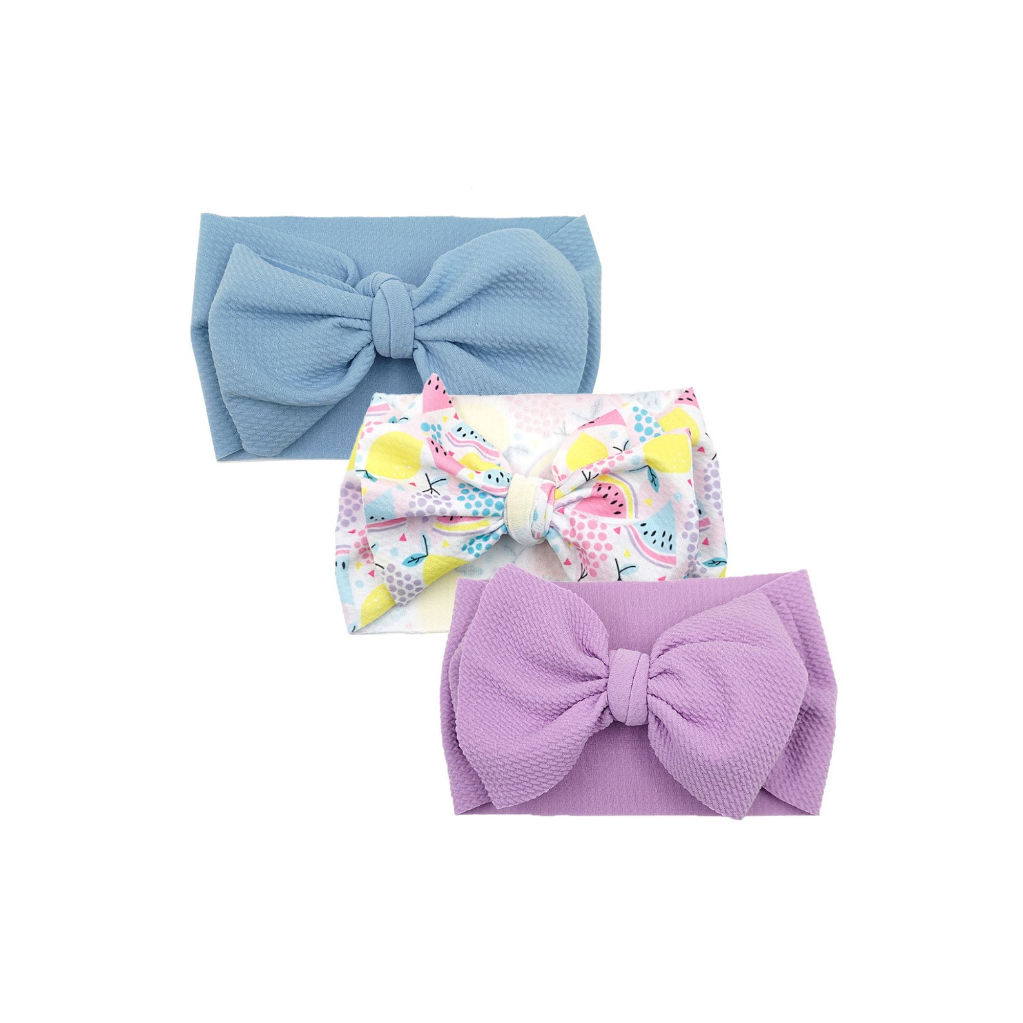 3-Piece Adjustable Baby Headband Bow Set #11