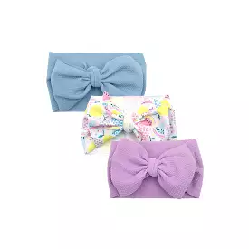 3-Piece Adjustable Baby Headband Bow Set #11