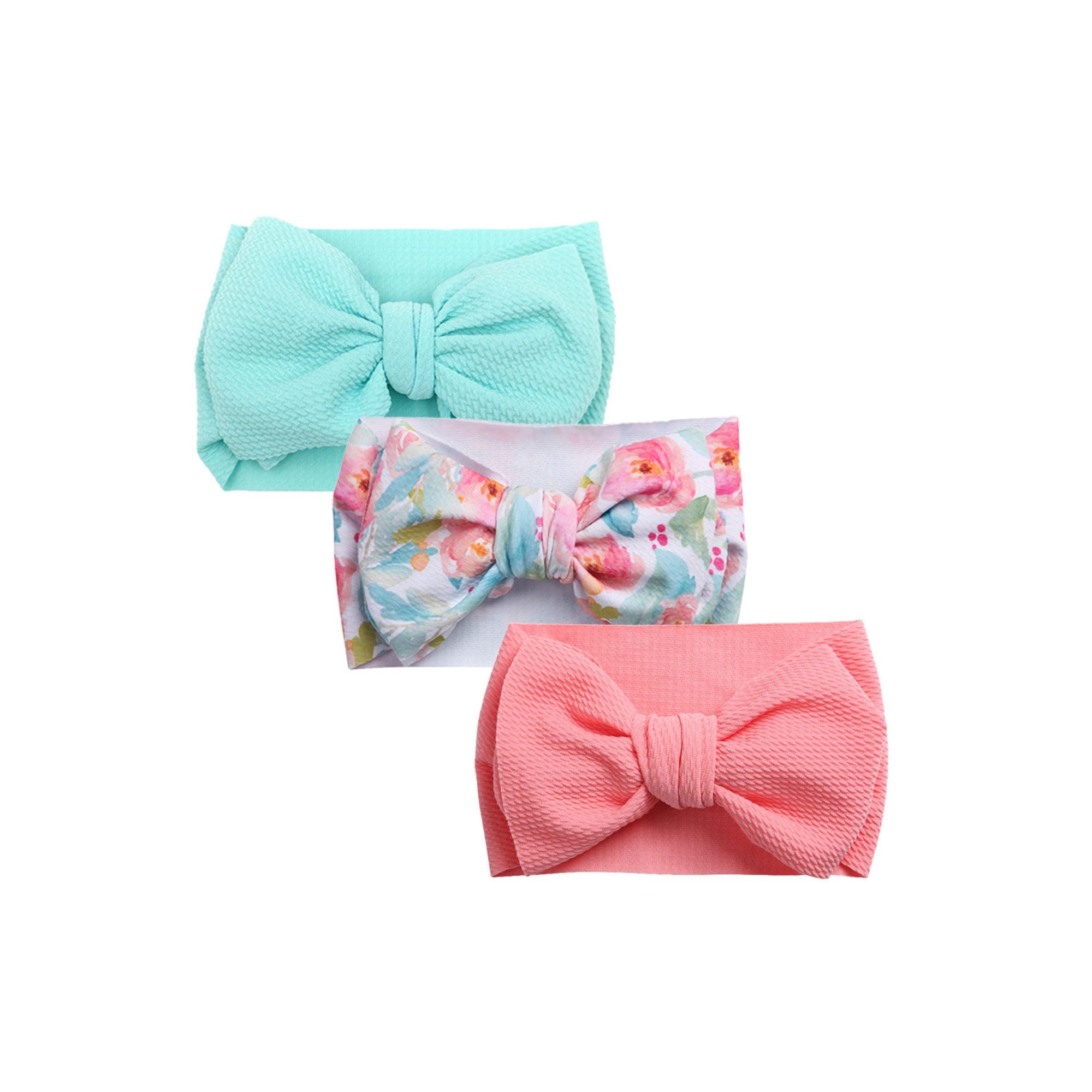 3-Piece Adjustable Baby Headband Bow Set #15