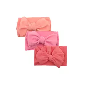 3-Piece Adjustable Baby Headband Bow Set #7