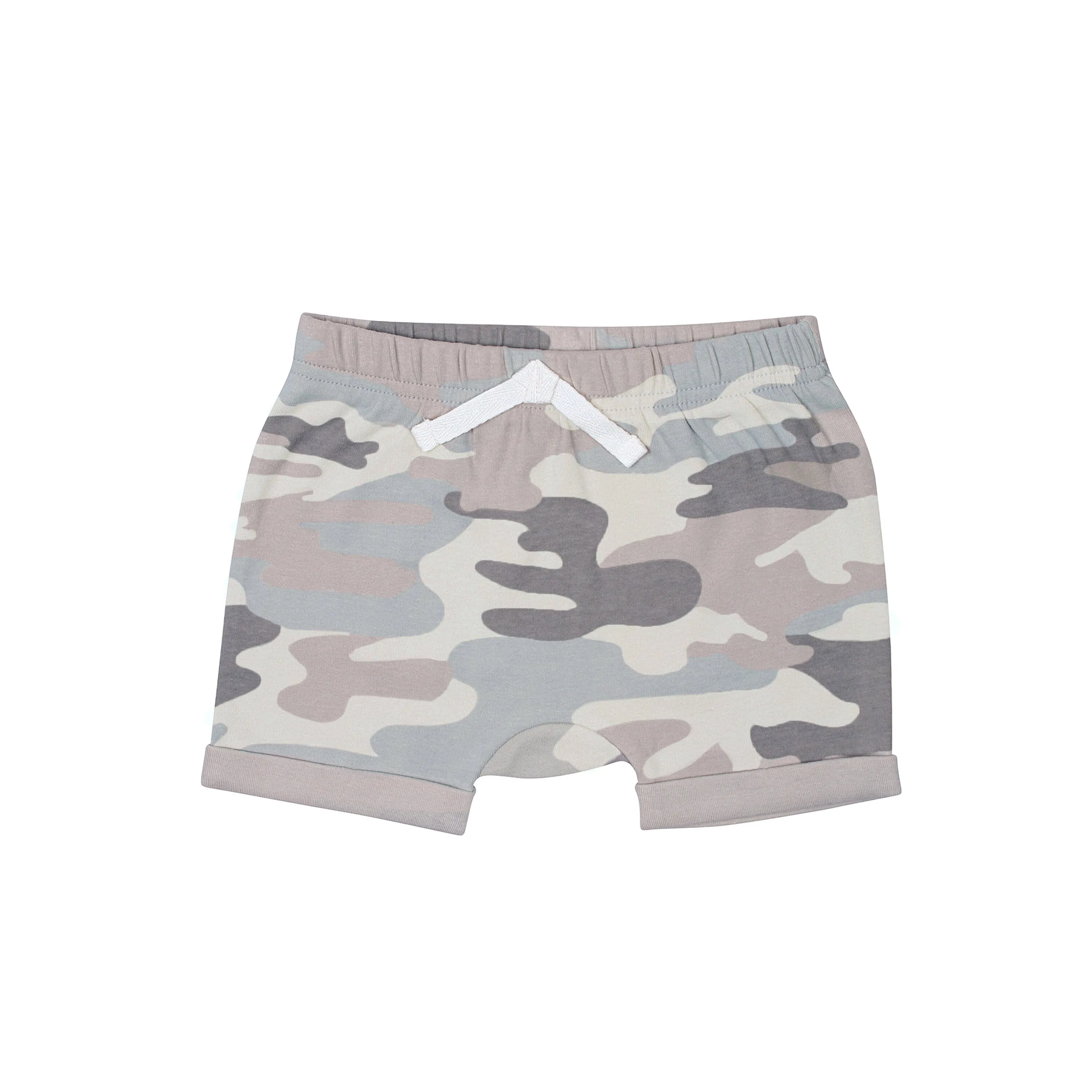 4-Pack Baby Boys Blue Camo Knit Shorts