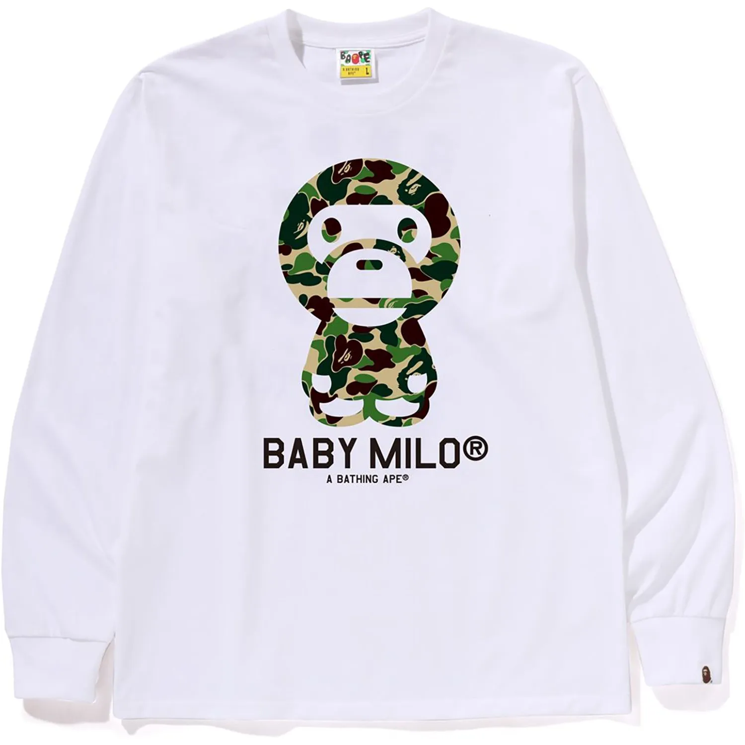 ABC CAMO BABY MILO L/S TEE MENS