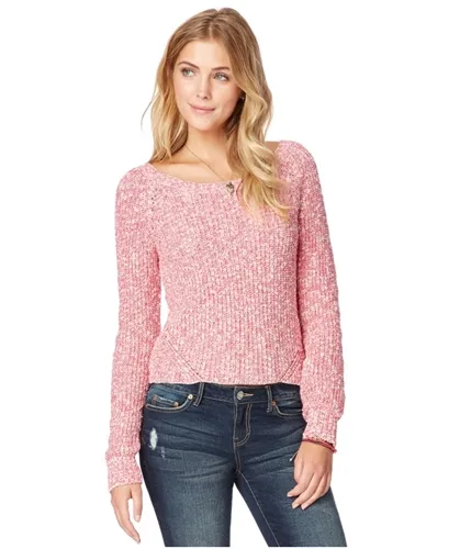 Aeropostale Womens Marled Knit Pullover Sweater