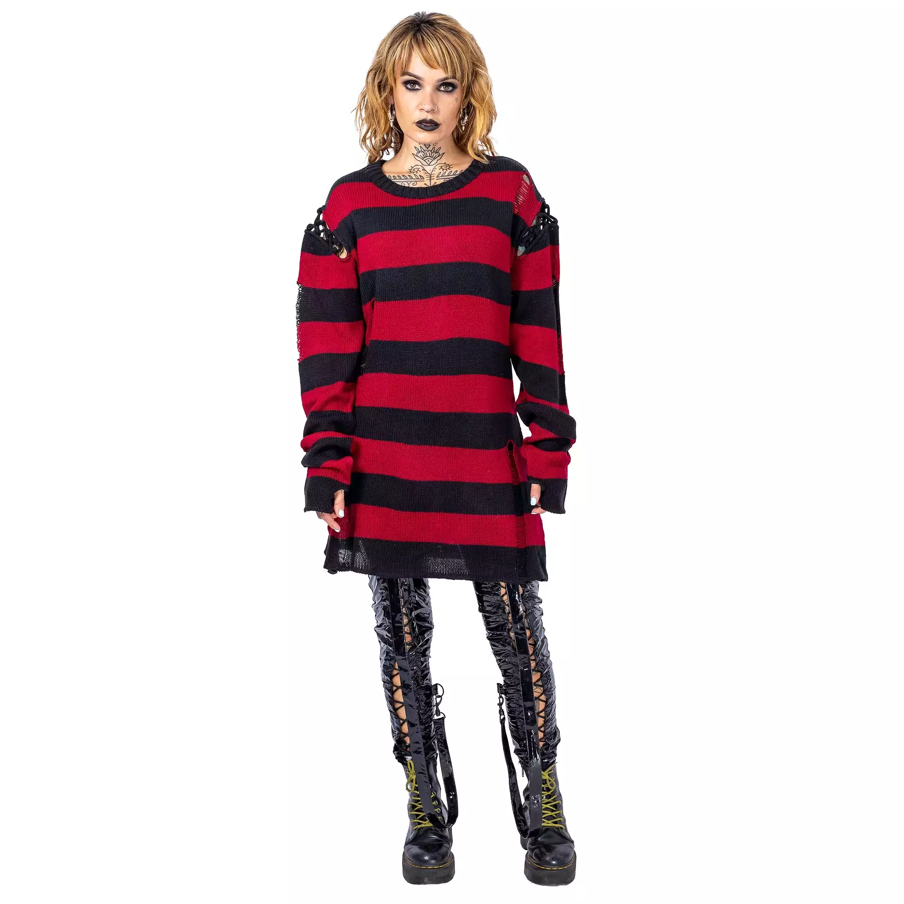 ARCADIA JUMPER - BLACK/RED