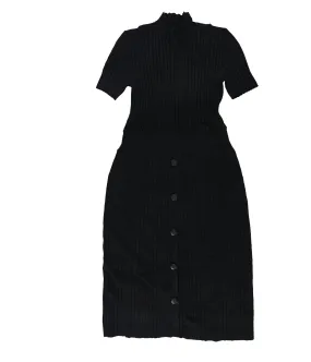 Armani Womens Ribbed Sweater Dress