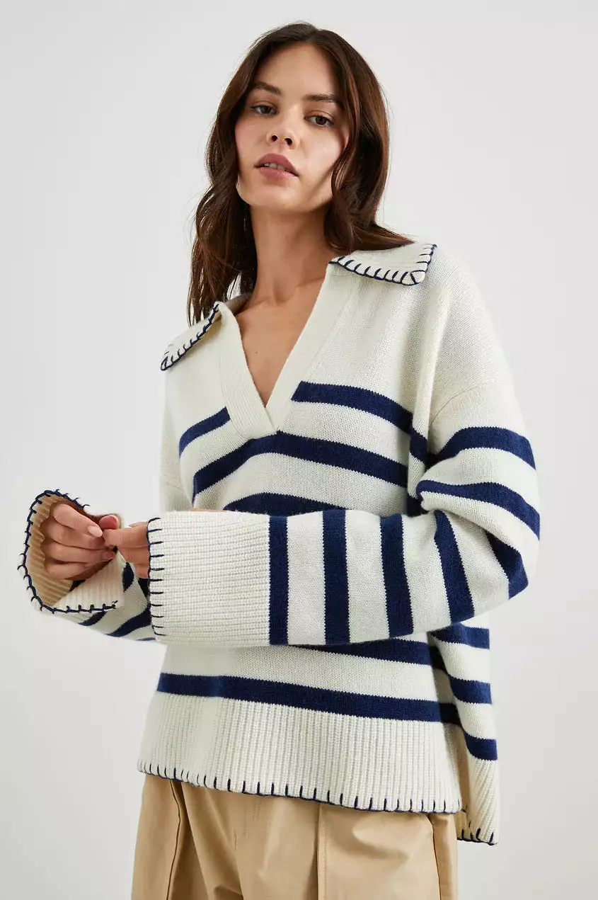 Athena Striped Sweater