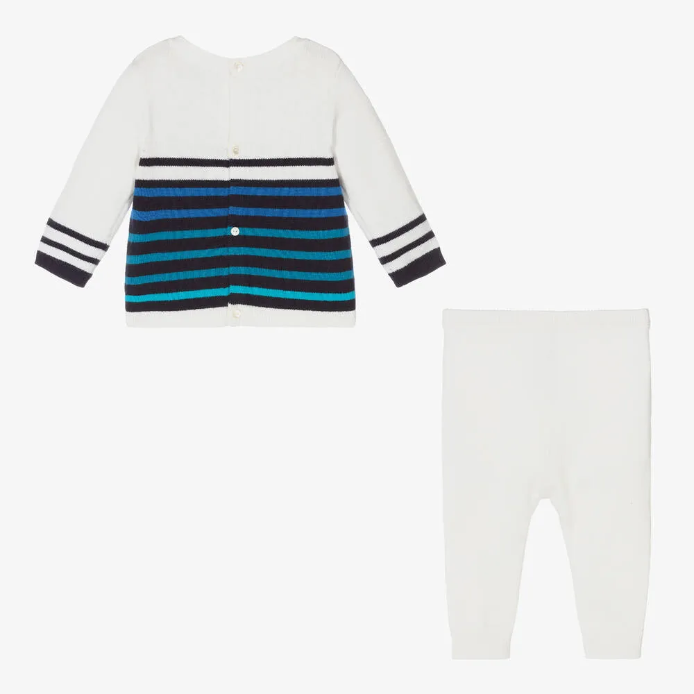 Baby Boys Wool Knit Trouser Set