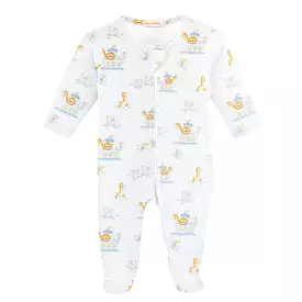 Baby Club Chic - Noah's Ark Zip Footie