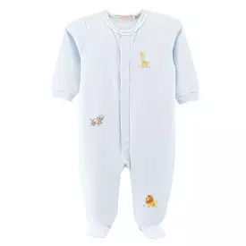 Baby Club Chic - Safari Adventure Embroidered Footie