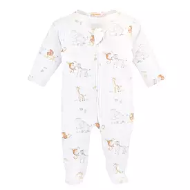 Baby Club Chic - Safari Adventure Zip Footie