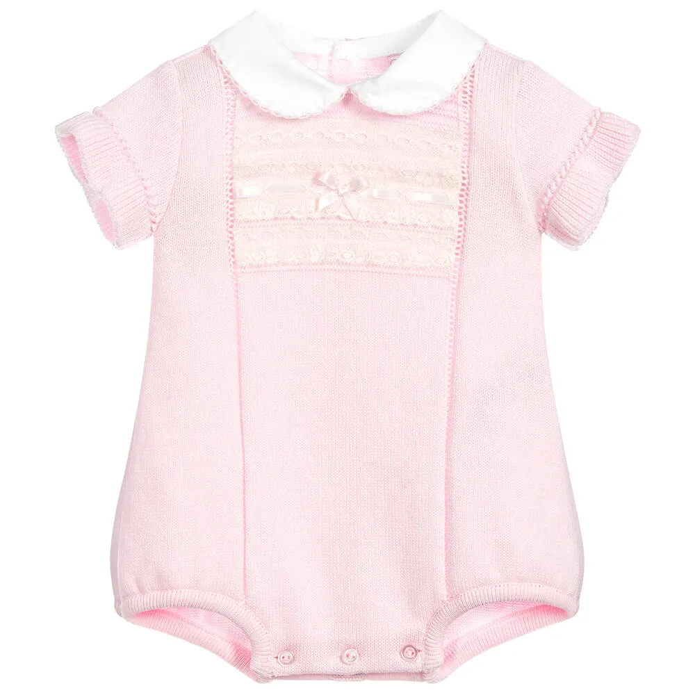 Baby Girls Cotton Knit Shortie