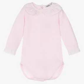 Baby Girls Pink Jersey Knit Bodyvest