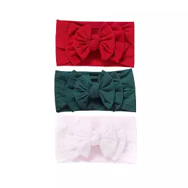 Baby Headband 3pc Set — Festive Set #1