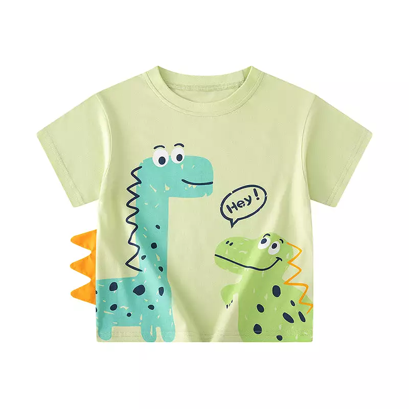 Baby Kid Boys Dinosaur Print Tops Wholesale 240409274