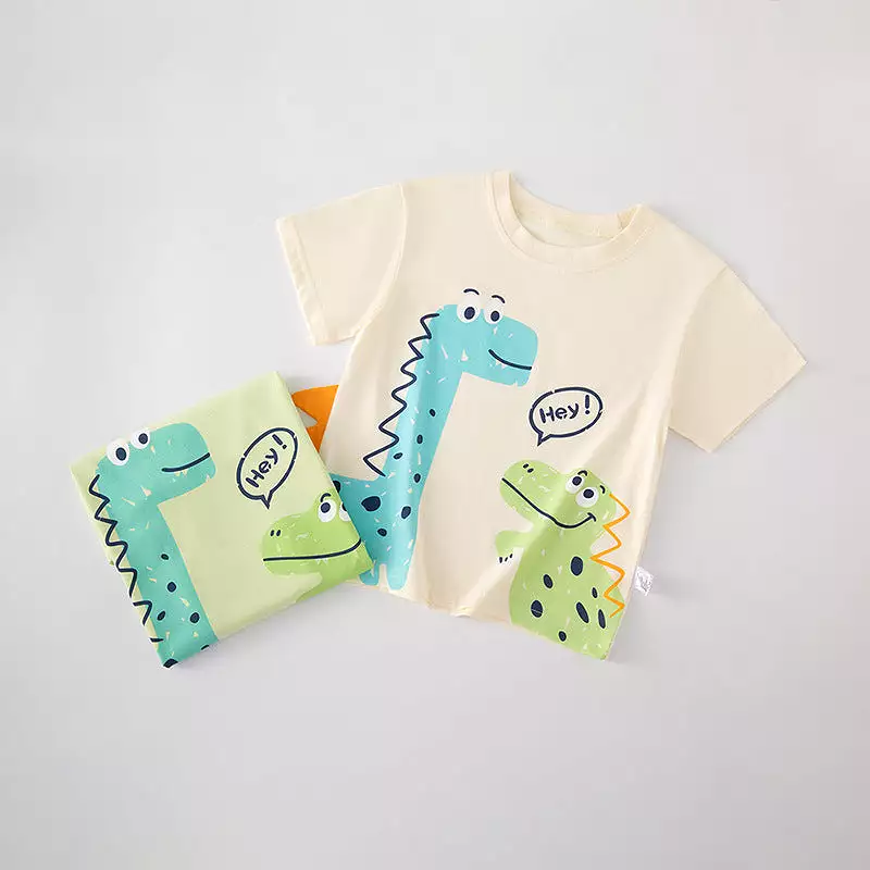 Baby Kid Boys Dinosaur Print Tops Wholesale 240409274