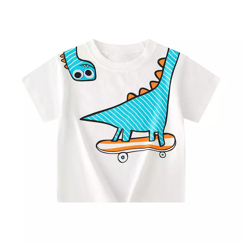 Baby Kid Boys Dinosaur Print Tops Wholesale 240409278