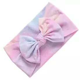 Baby Soft n Stretchy Single Bow Pattern Headband Design #7