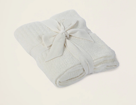 Barefoot Dreams - Cozychic Lite Ribbed Baby Blanket in Pearl