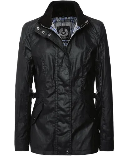 Belstaff Green Adeline Waxed Cotton Jacket | Jules B