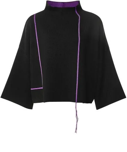 Bize Contrast Trim Jumper | Jules B