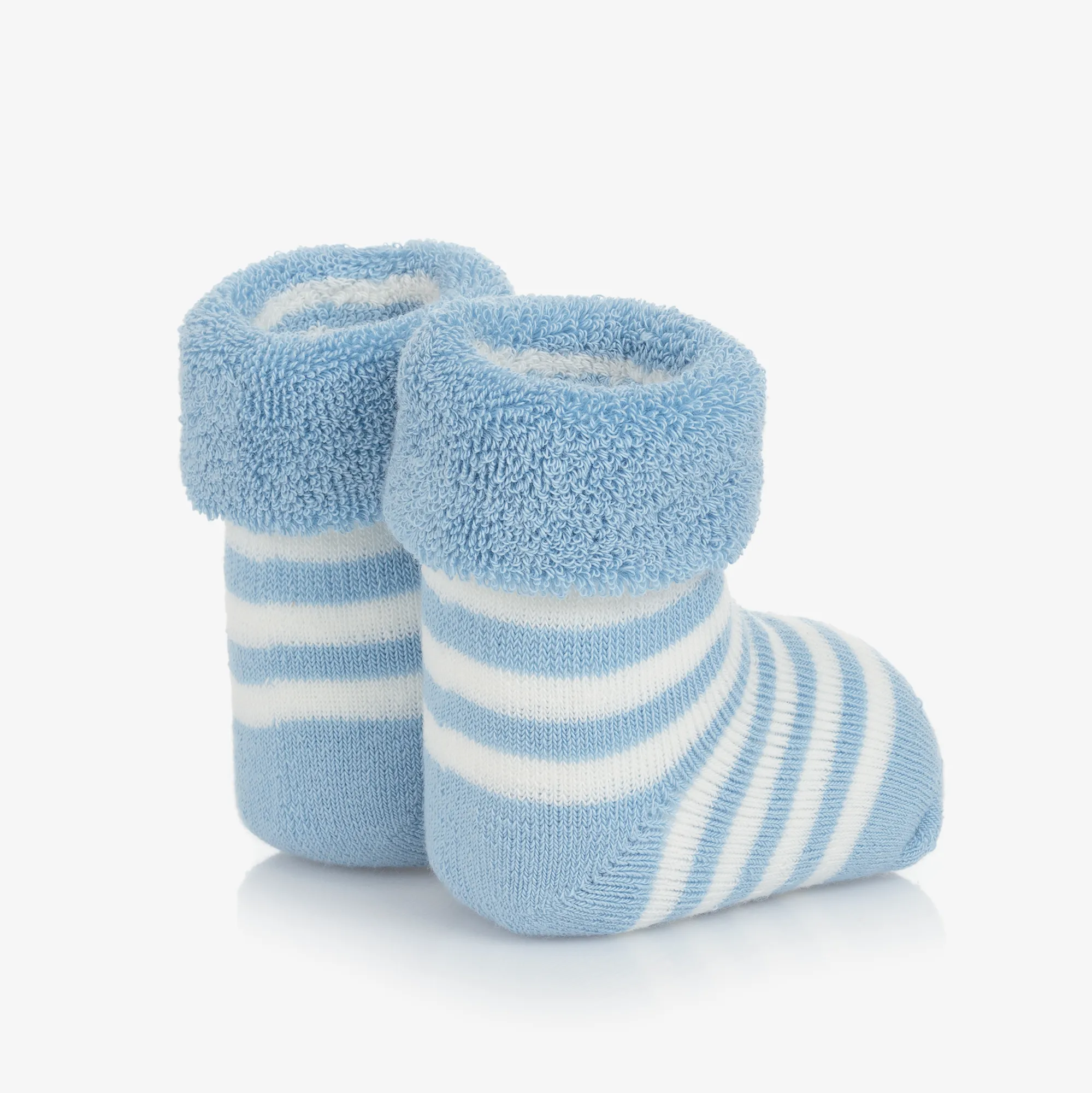 Blue Cotton Baby Socks