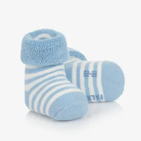 Blue Cotton Baby Socks