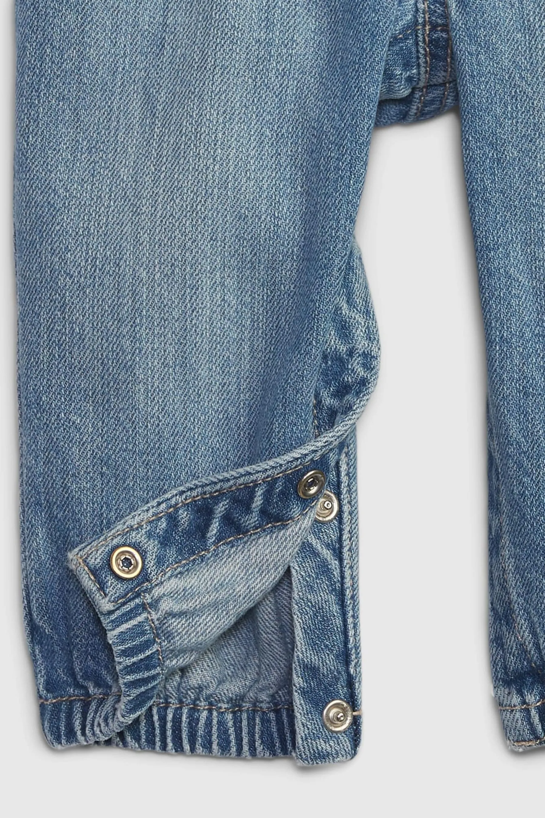 Blue Pull On Bubble Jeans (Newborn-24mths)