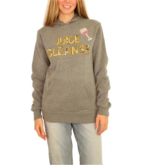 Bow & Drape Womens Juice Cleanse Hoodie Sweatshirt, TW2