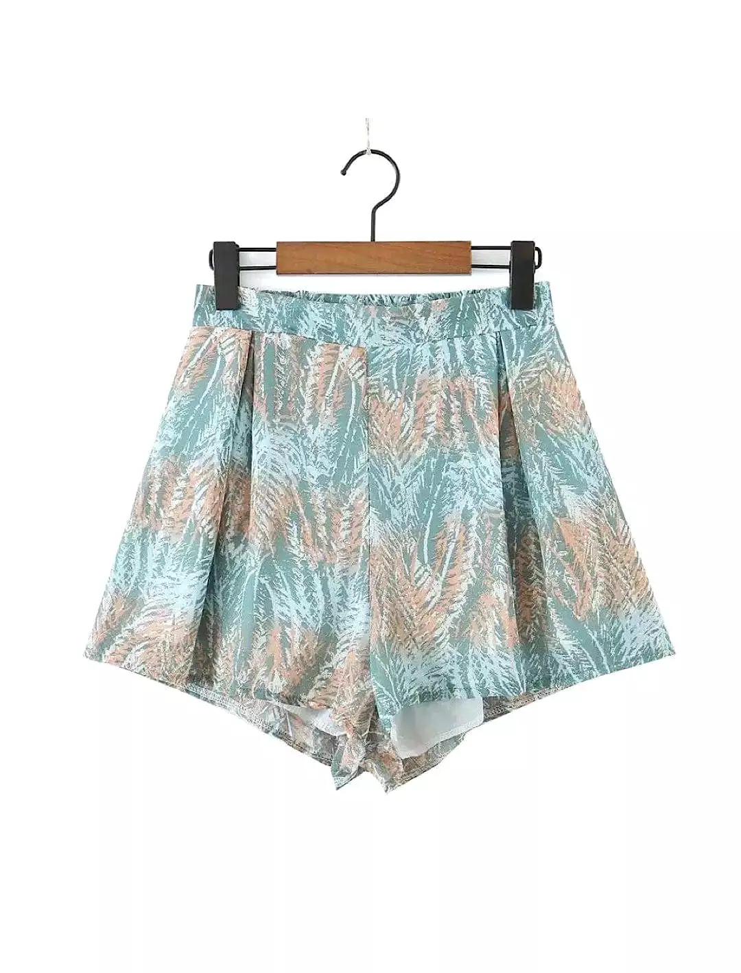 Chiffon Shorts And Wrap Top Set