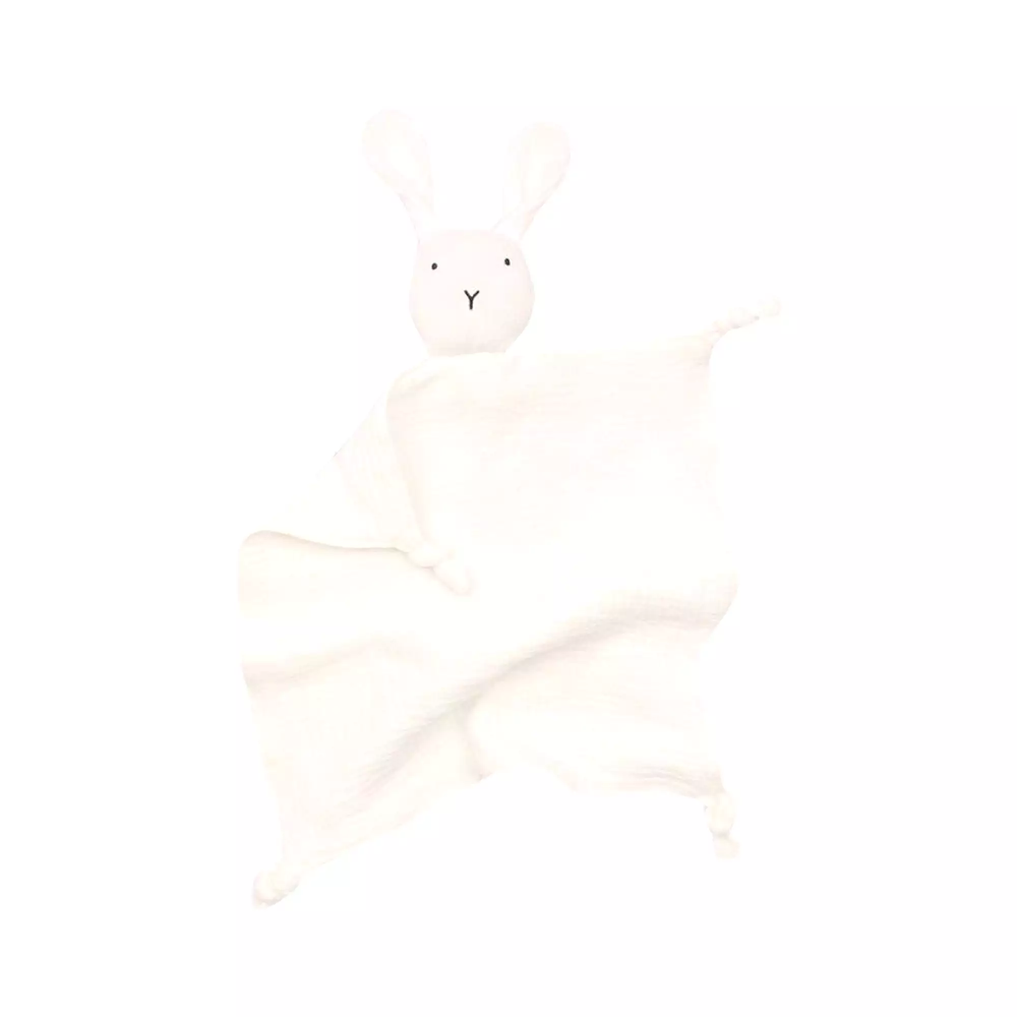 Cotton Baby Comforter Benni The Bunny — White