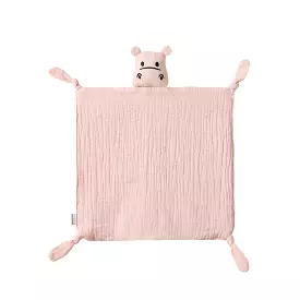 Cotton Baby Comforter Harry The Hippo in Fairy Floss