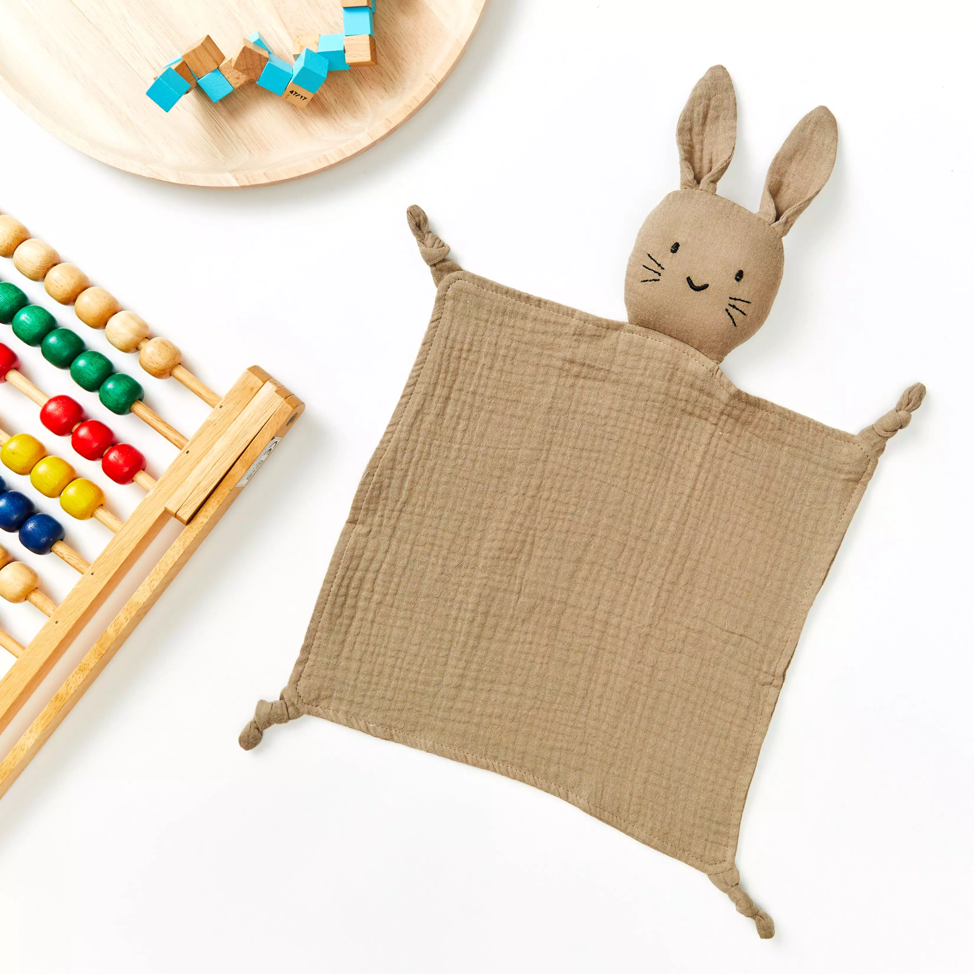 Cotton Baby Comforter Thumper The Bunny — Mustard