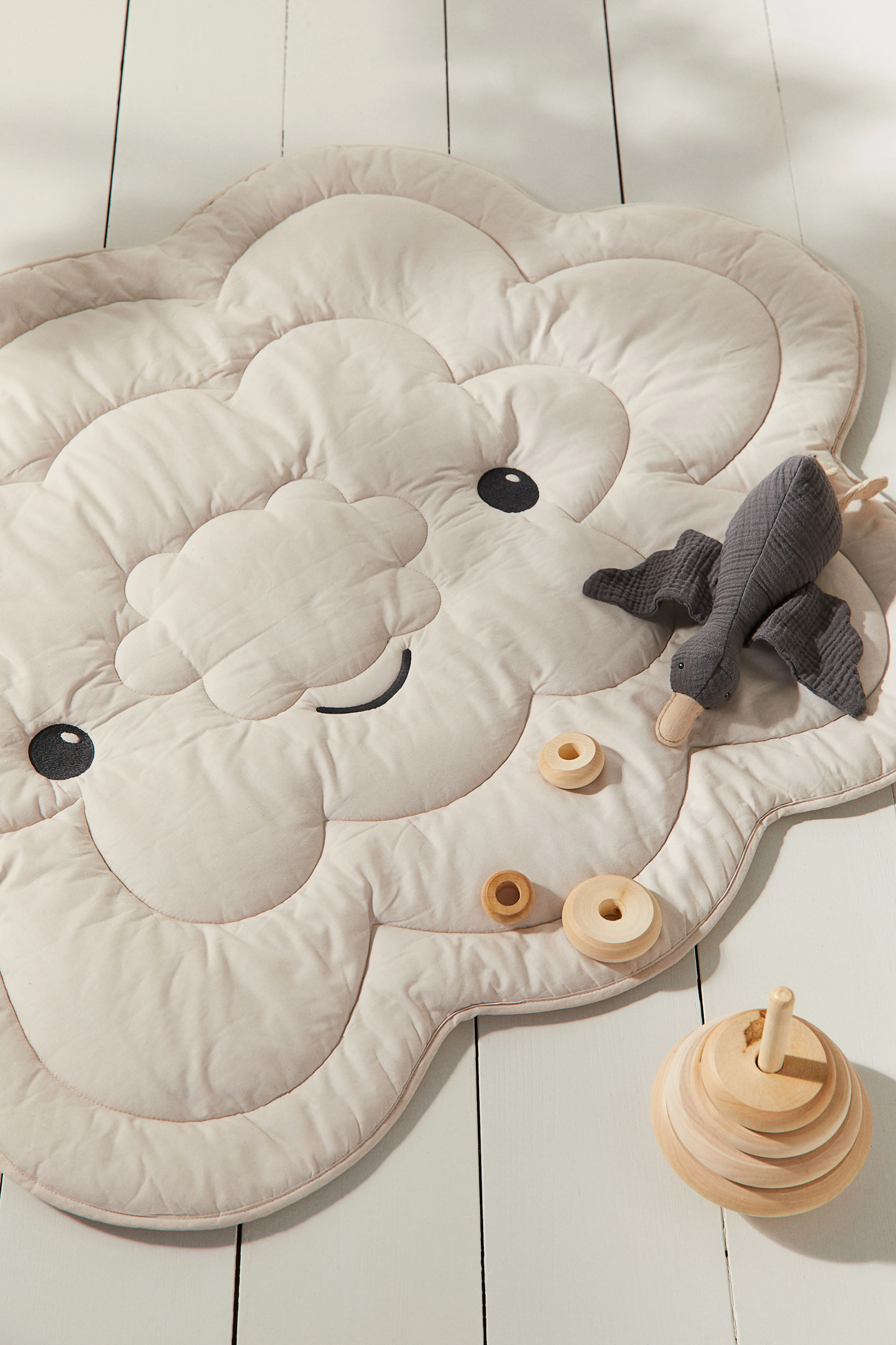 Cotton baby mat - Light beige - Home All | H&M GB