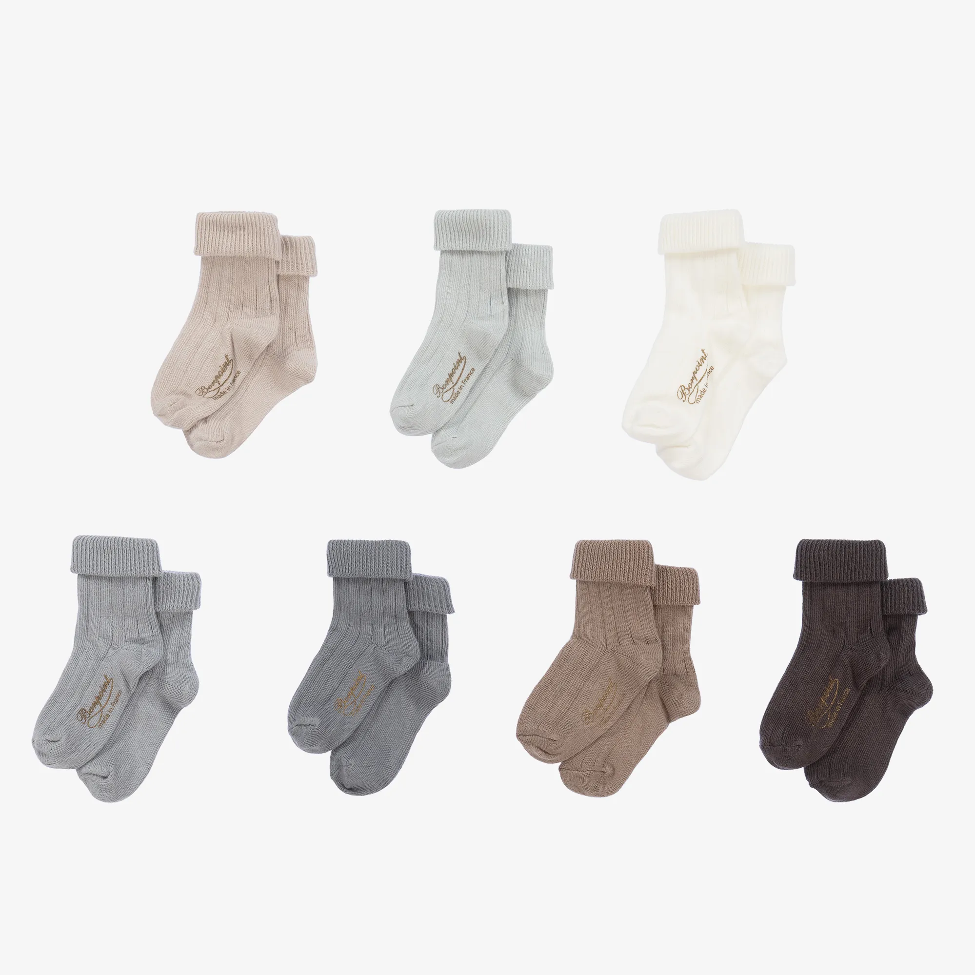 Cotton Baby Socks (7 Pack)