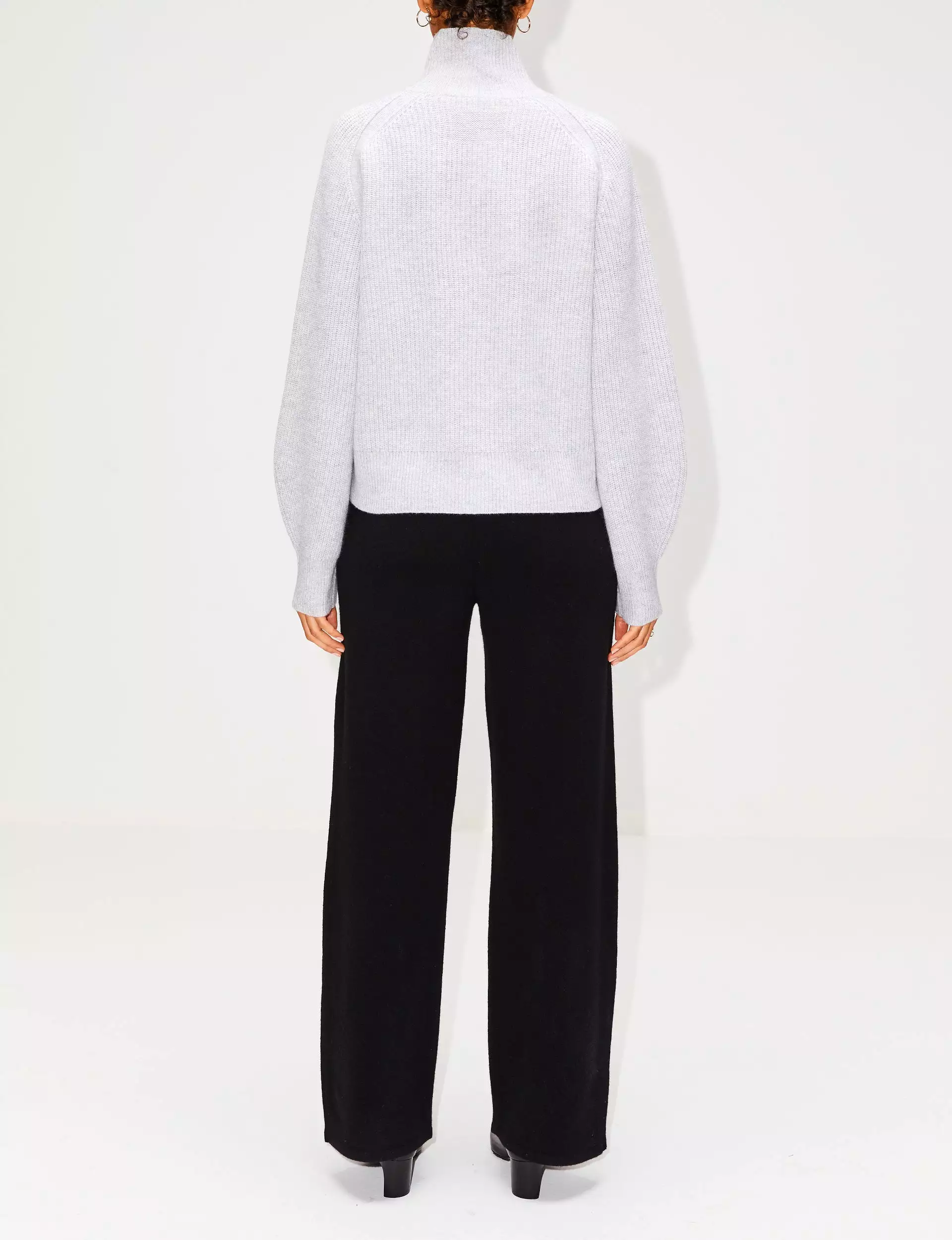 Cropped Turtleneck Sweater