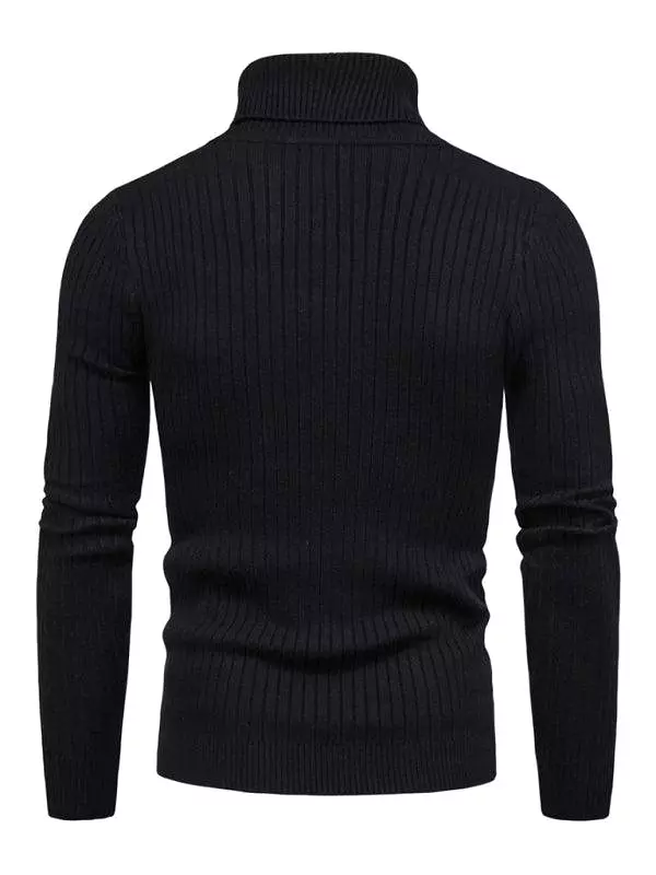 Cross-Border Slim Fit Turtleneck Men Sweater