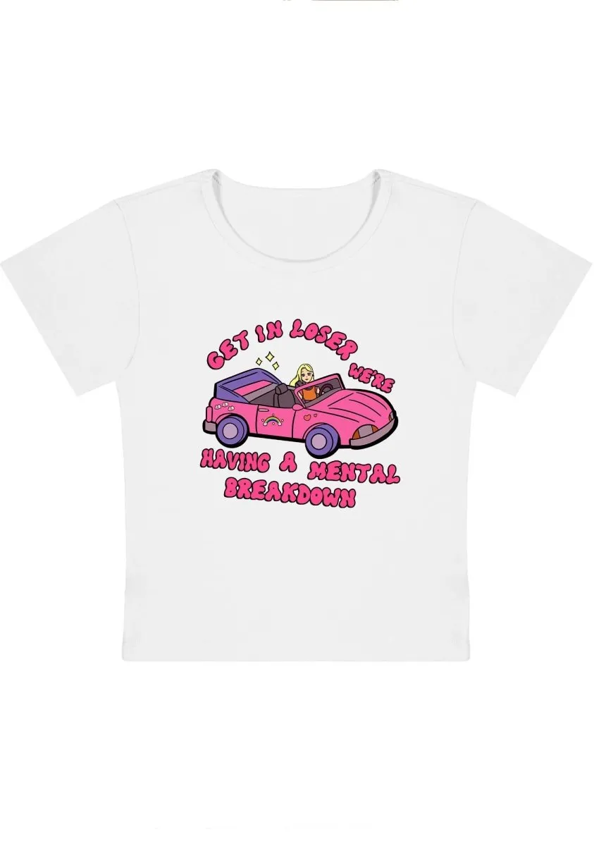 Curvy Get In The Car Baby Tee