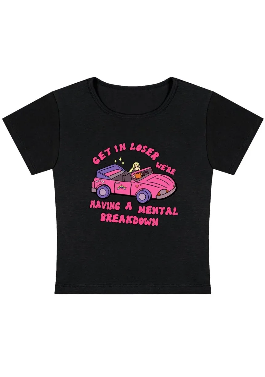 Curvy Get In The Car Baby Tee