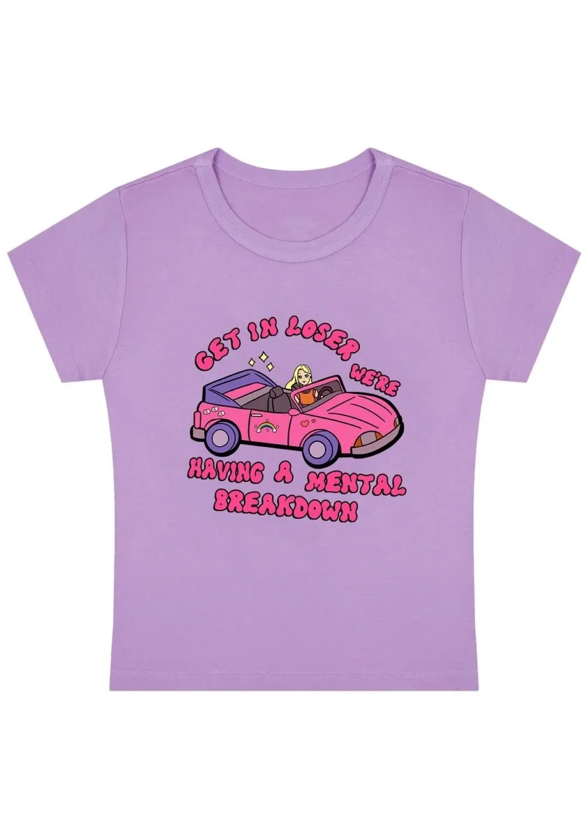 Curvy Get In The Car Baby Tee