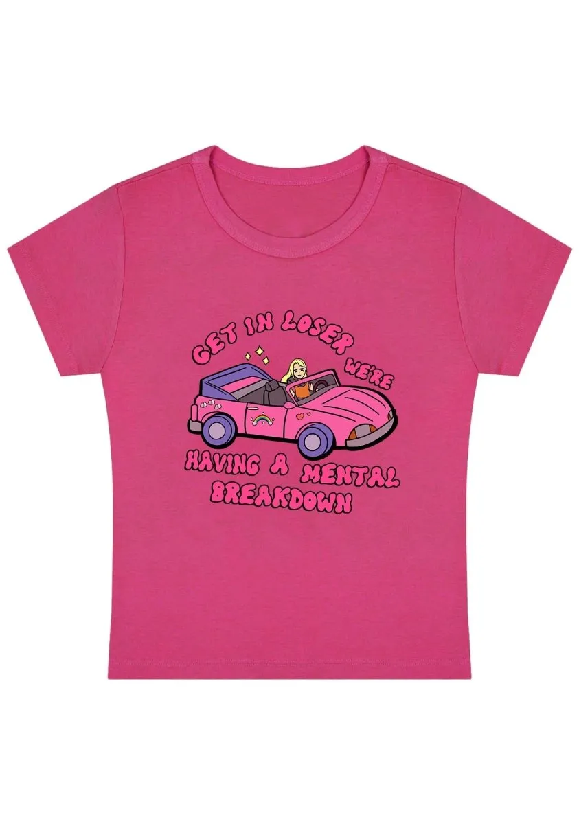 Curvy Get In The Car Baby Tee