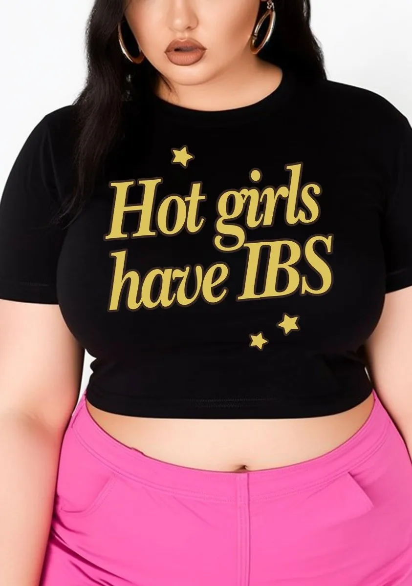 Curvy Hot Girls Have IBS  Baby Tee