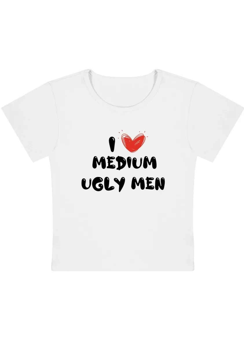 Curvy I Love Medium Baby Tee